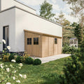 Casetta da Giardino in Legno Senza Pavimento 205x395 cm 8 m²