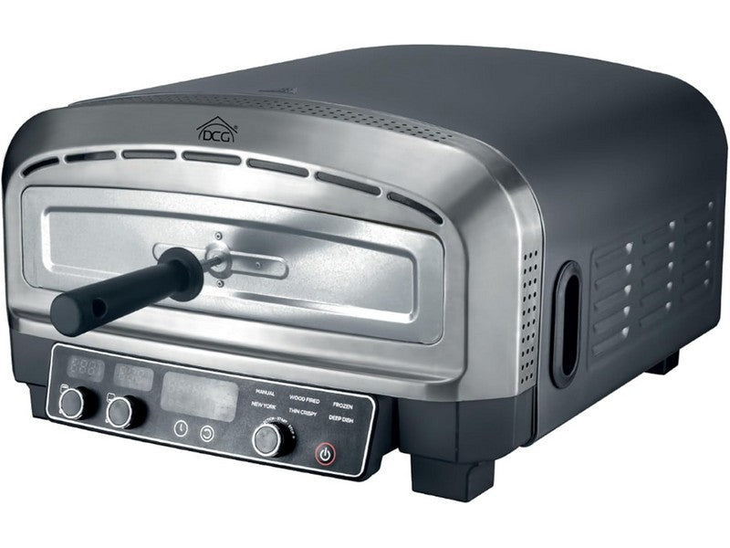 DCG Forno Elettrico per Pizza 2200W 20 Lt Pietra Refrattaria