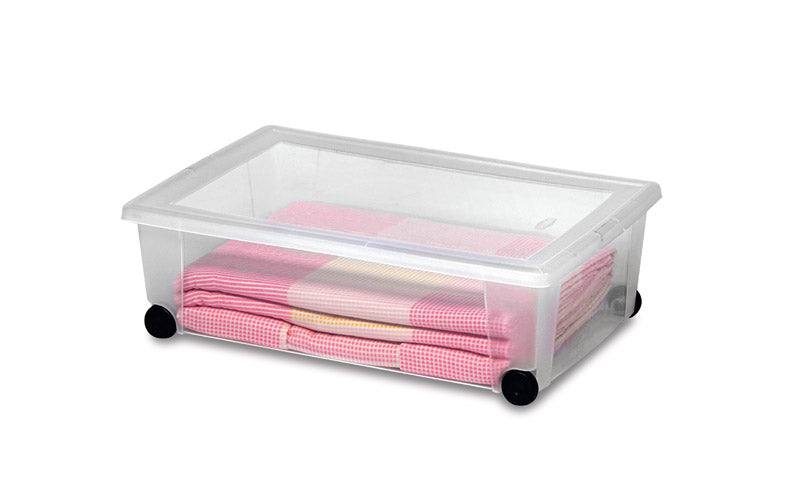 Stefanplast Contenitore Multiuso Rollbox 30 Lt Trasparente