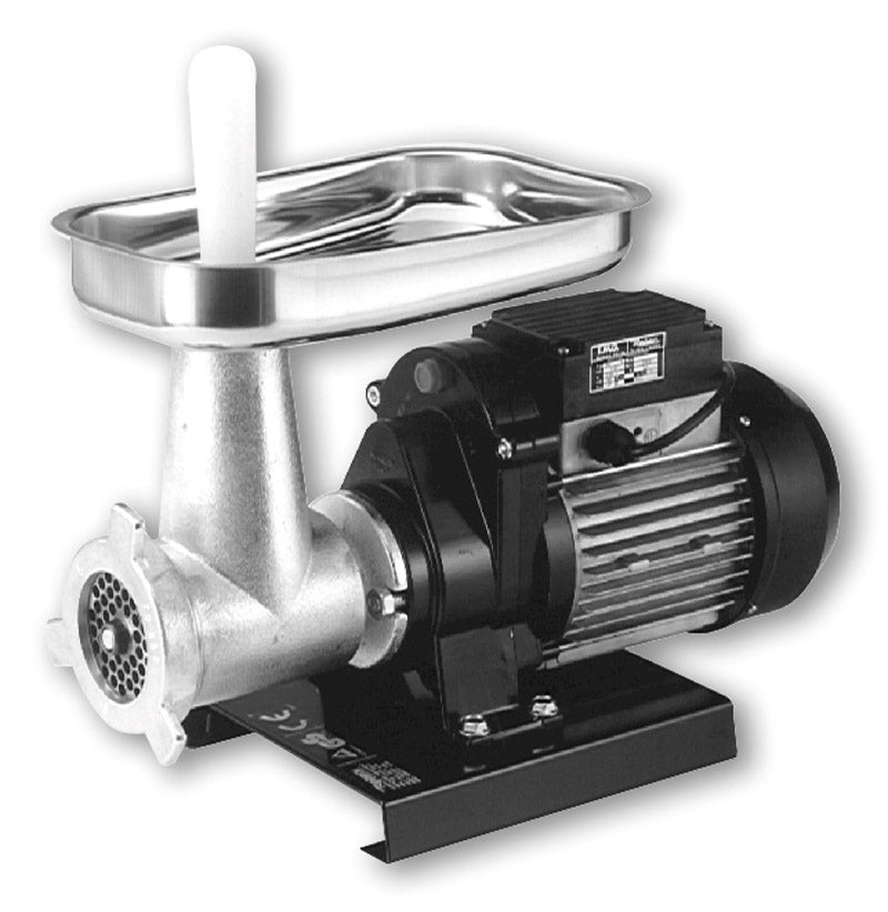 Reber Tritacarne Elettrico Modello Corto n° 22 600W - vista laterale