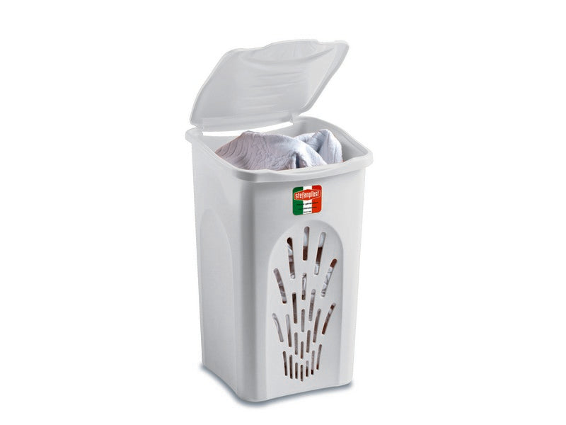 Stefanplast Portabiancheria Primavera Traforato Bianco 50L