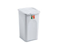 Stefanplast Portabiancheria Primavera Chiuso Bianco 50L