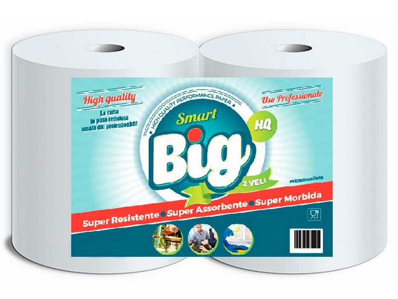 Carta Cellulosa Smart Big Confezione 4 Rotoloni