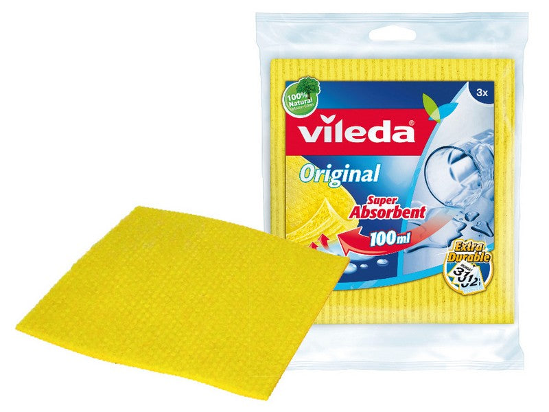 Vileda Panno Spugna Original 3 pz 18x20 cm