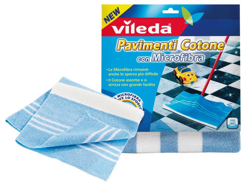 Vileda Panno Pavimenti Cotone/Microfibra 50x50 cm