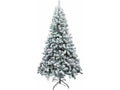 Albero di Natale Sestriere Innevato H. 180 cm 650 Rami - vista frontale