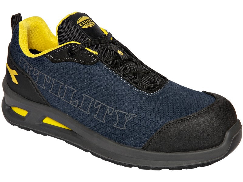 Diadora Smart Softbox Low S1PL FO SR ESD Scarpe Antinfortunistiche Basse Blu Mis. 40