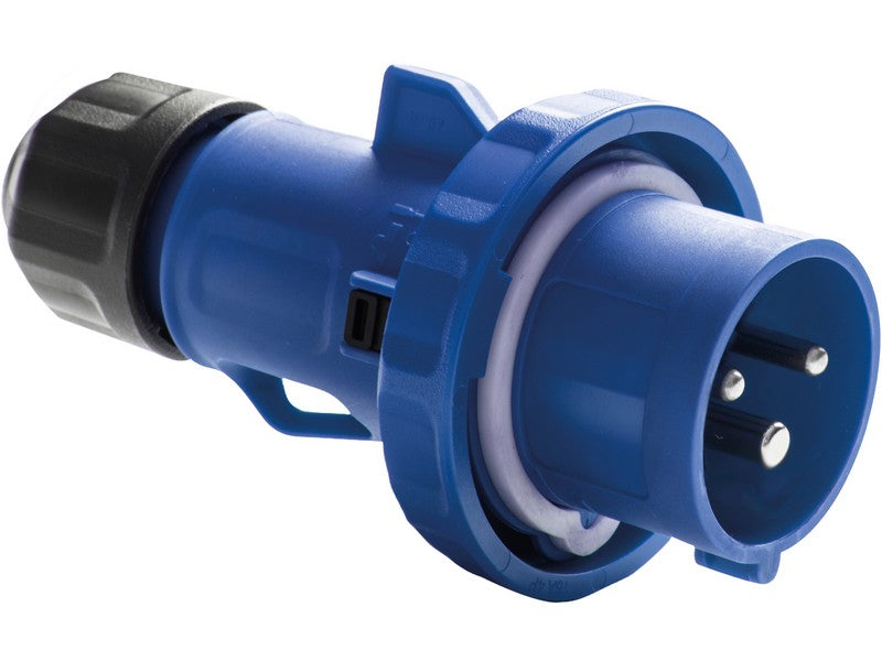 Rosi Spina Mobile Industriale 1008213 2P+T 16A 230V IP67 Blu