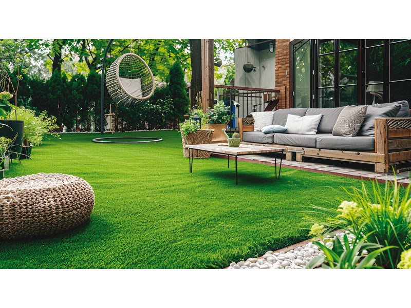 Confine Prato Artificiale Rotolo 25x1m Spessore 7mm Verde