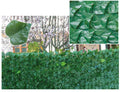 Siepe Artificiale Edera Star 1,5x3 mt - vista frontale con dettaglio foglie in polipropilene verde