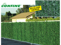 Siepe Artificiale Abete Superior Bicolore 1,5x3 mt - vista frontale con dettaglio foglie bicolore verde in polipropilene