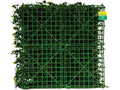 Siepe Artificiale da Parete Bosso 50x50 cm - vista retro con griglia in plastica componibile