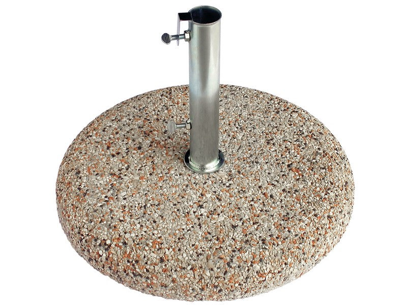 Base per Ombrellone in Graniglia con Tubo Ø 45 cm 25 kg