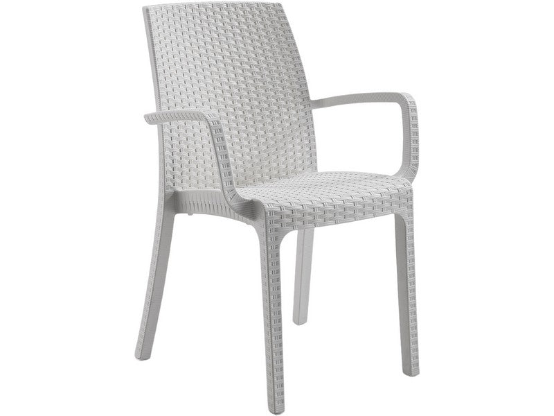 Sedia Indiana 59x57x86h Bianco
