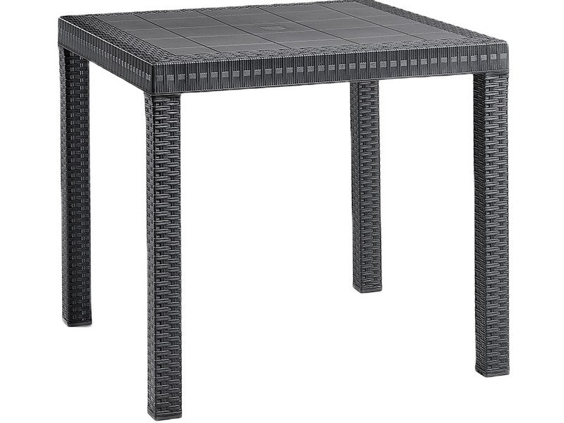 Tavolo Dallas 80x80x74h Antracite