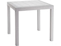 Tavolo Dallas 80x80x74h Bianco