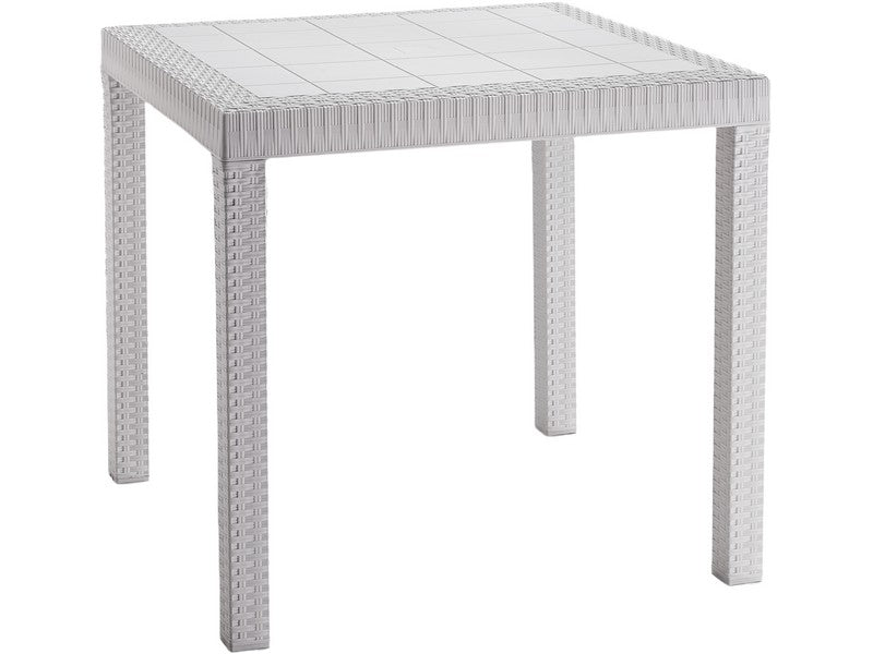 Tavolo Dallas 80x80x74h Bianco