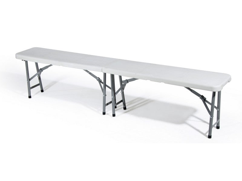 Panca Pieghevole Catering 183x28x44h Bianco