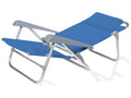 Spiaggina Pieghevole Reclinabile 65x62x78h Blu