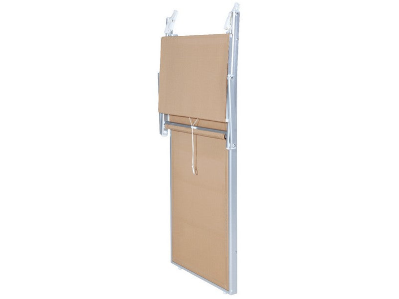 Lettino con Parasole 61x186x38h Sabbia