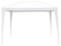 Gazebo con Copertura Polietilene 3x3x2,5h Bianco