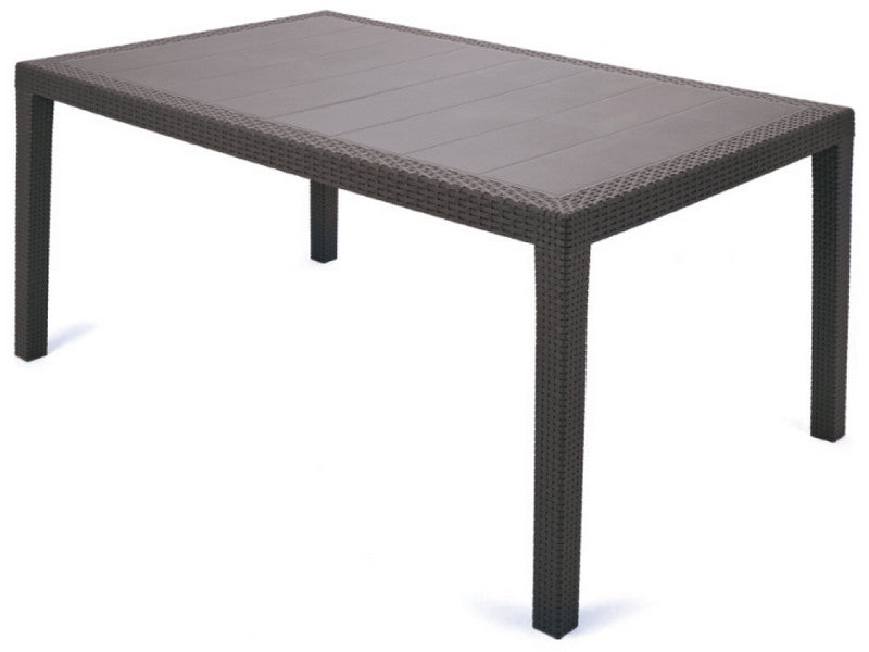 Tavolo Prince 150x90x72h Testa di Moro