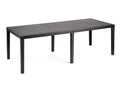 Tavolo Queen 150-220x90x72h Testa di Moro