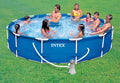 Intex Piscina Tonda Frame Telaio Portante Con Pompa Filtro Ø 366x76 cm