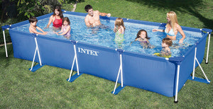 Intex Piscina Rettangolare Frame 450x220x84h
