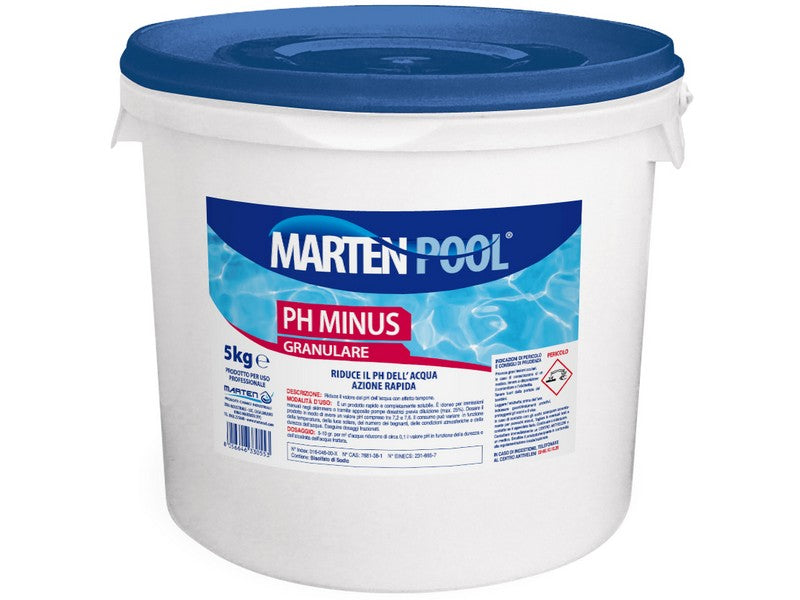 Marten Pool pH Minus Granulare per Piscina 5 kg