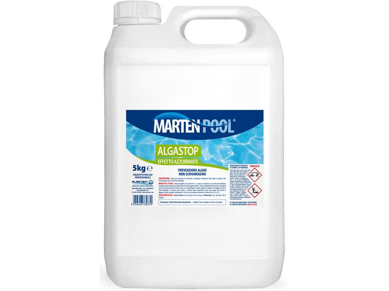 Marten Pool Algastop Alghicida Liquido per Piscina 5 kg