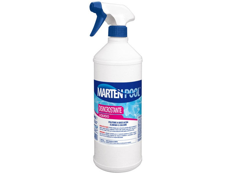 Marten Pool Disincrostante Liquido con Spruzzino per Piscina 1 kg