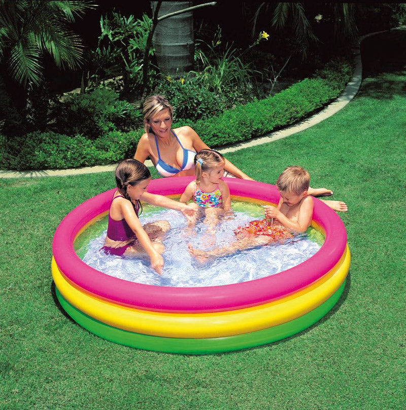 Intex Piscina Tonda 3 Anelli Ø 114x25 cm
