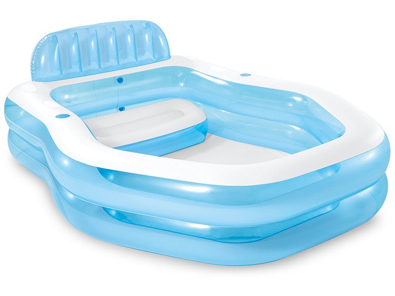 Intex Piscina Gonfiabile Family Sunshade 229x191x135 cm