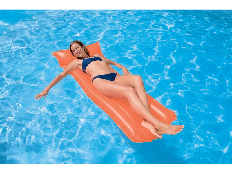 Intex Materassino Gonfiabile Neon Frost 183x76cm Colori Assortiti
