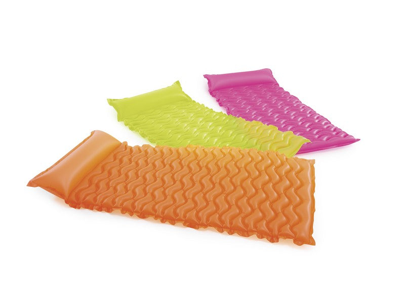 Materassino Gonfiabile Onde 229x86cm Colori Assortiti