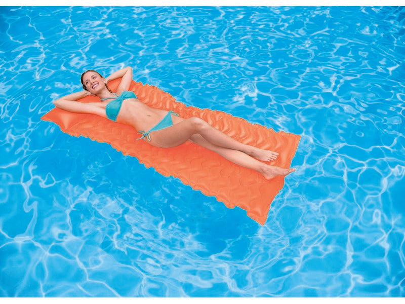 Materassino Gonfiabile Onde 229x86cm Colori Assortiti