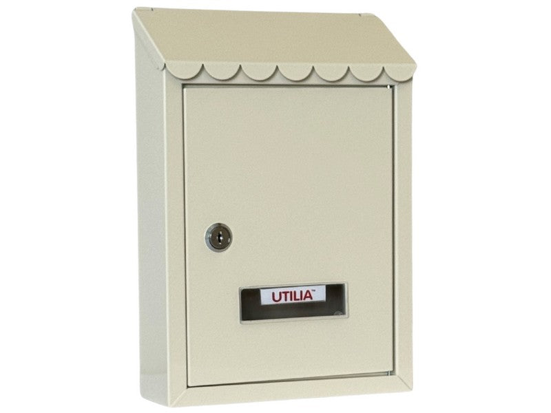 Utilia Cassetta Postale Capri Beige in Acciaio