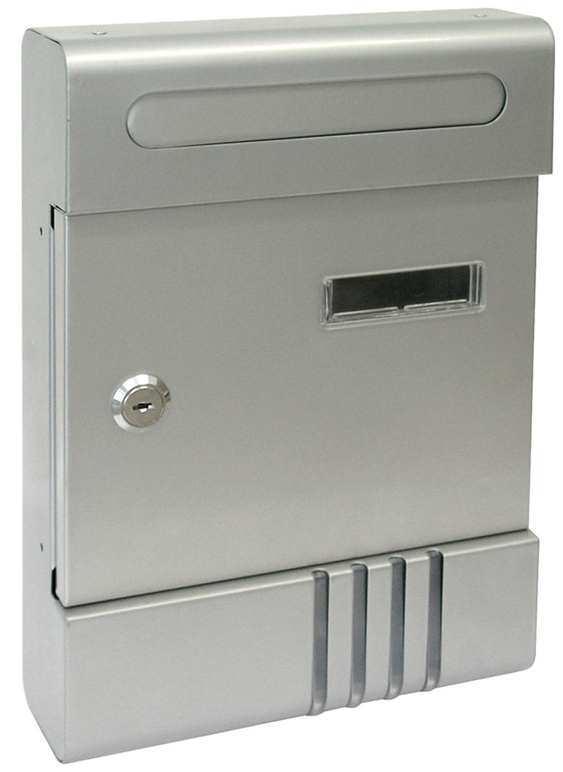 Utilia Cassetta Postale Ginevra Silver in Acciaio