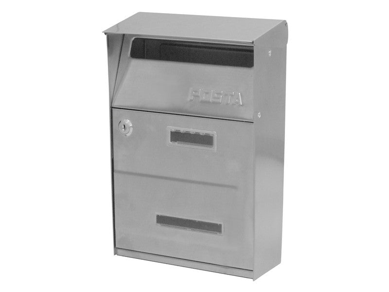 Utilia Cassetta Postale Monaco Inox 210x85x305mm