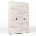 Armadio 3 Ante Bianco Venato 120x52x205 cm