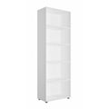 Libreria 4 Ripiani 69x35x200 cm Bianca