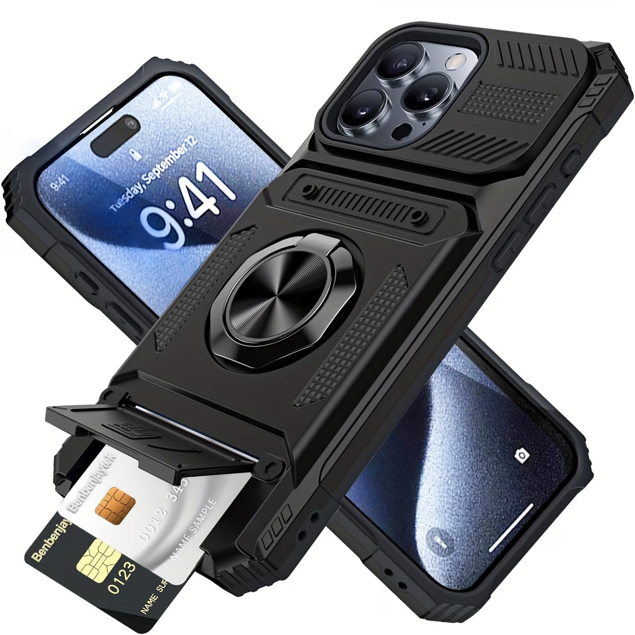 Custodia per Iphone compatibile con iPhone 16/15/14/13/12/Pro/Max Plus