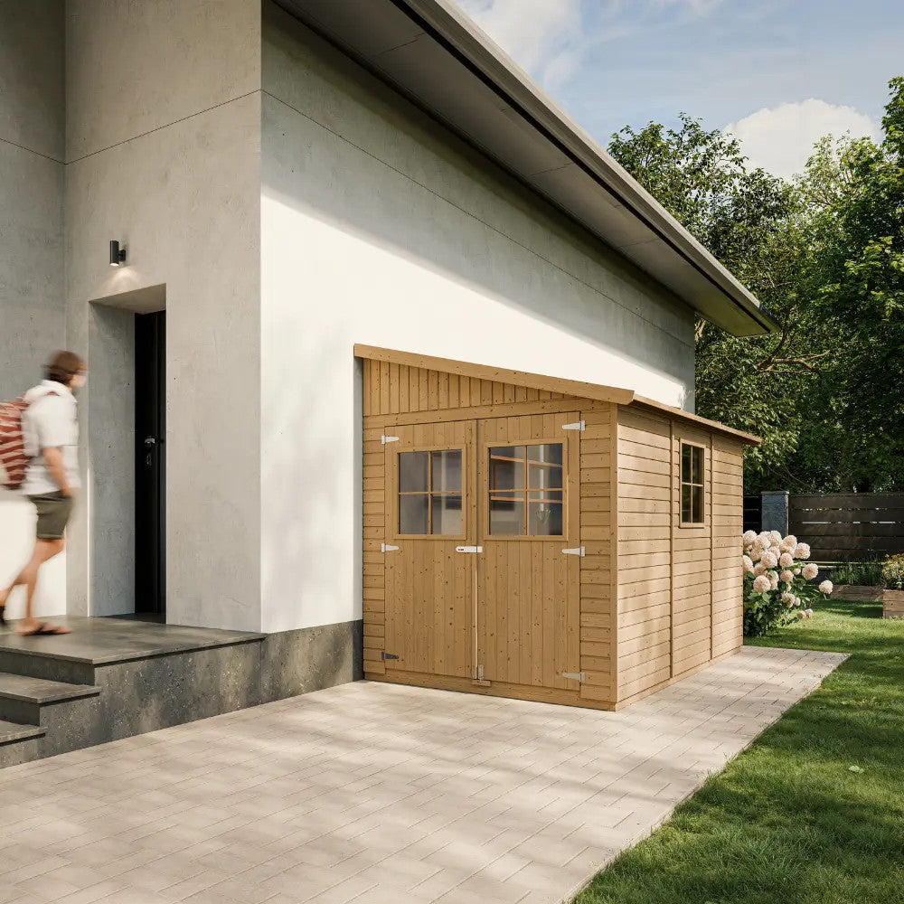 Casetta da Giardino in Legno 205x297 cm 6 m² Senza Pavimento