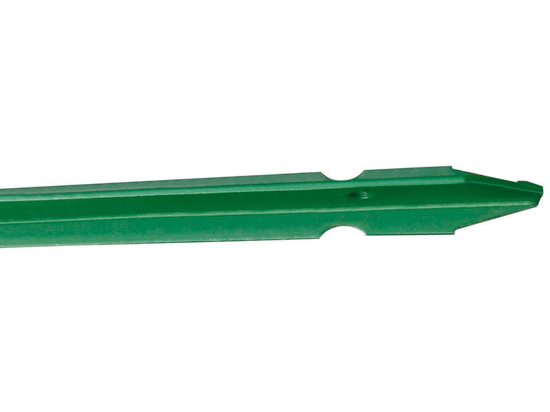 Paletto per Recinzioni Plastificato Verde H 100 cm 30x30x3 mm - dettaglio punta