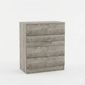 Kit Cassettone 4 Cassetti 70x40xH72 cm Rovere PL