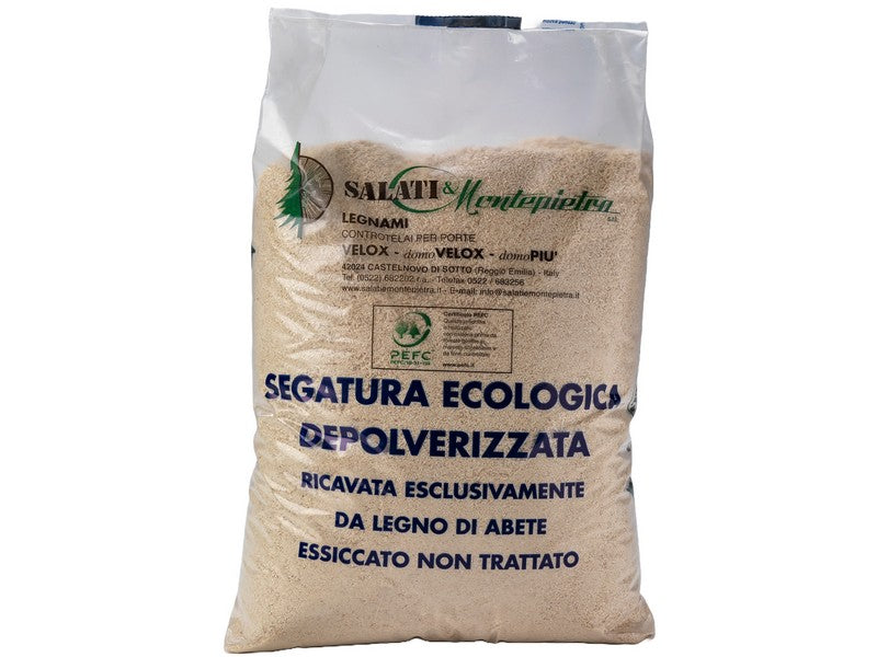 Segatura Ecologica Depolverizzata Abete 5kg - sacco fronte