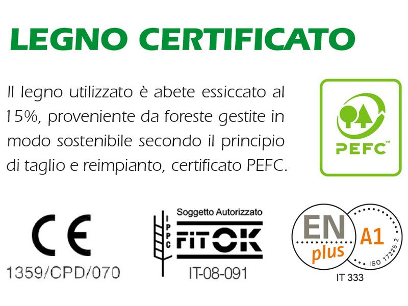 Segatura Ecologica Depolverizzata Abete 5kg - certificazione legno PEFC