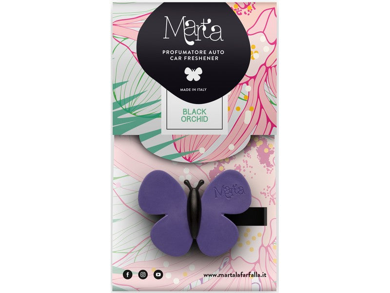 Fra-ber Profumatore Auto Marta La Farfalla Orchidea Nera