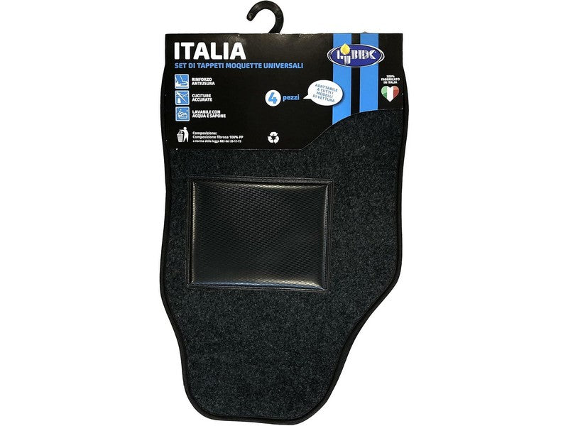 Lubex Set 4 Tappeti Universali Auto Moquette Italia